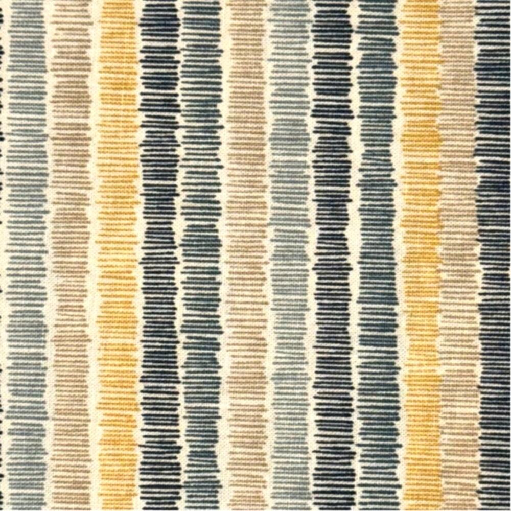 Yellow Short Dashed Lines Ribbed Stripe Print by Keepsake Calico - 1/2 Yard